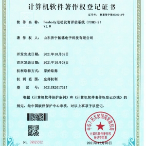 Peabody運動發(fā)育評估系統（PDMS-2）軟件著作權